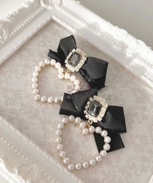 【Pal elfy×ARIAZ】パールハートピアス
