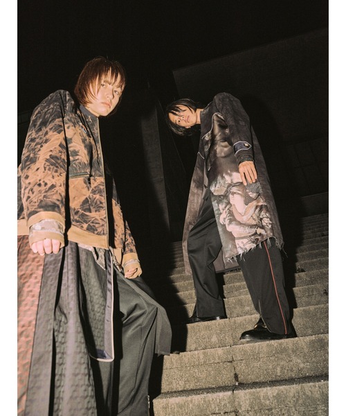 N'enuphar(ネニュファール)の「N'enuphar オレリーマティゴ 鴨の美 刺繍柄ワッペンリバーシブルスカジャン(ブルゾン・メンズ・ブラウン・MEDIUM)」の3枚目の写真