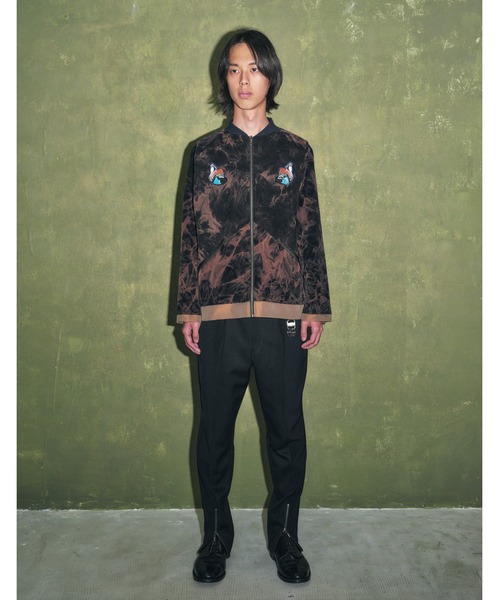 N'enuphar オレリーマティゴ 鴨の美 刺繍柄ワッペンリバーシブル