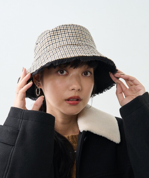 恋菜さん専用　バーバリーのリバーシブルバケットハット セール】Casselini/キャセリーニ リバーシブル バケハ/バケット