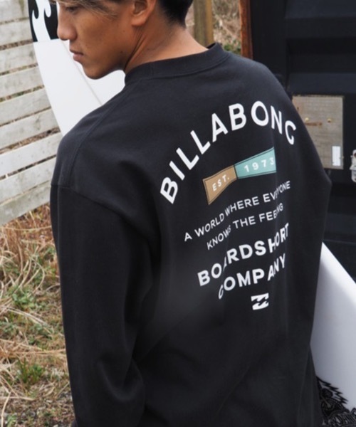 BILLABONG（ビラボン）の「BILLABONG メンズ PEAK ロンＴ 【2023年秋冬モデル】/ビラボンブランドロゴグラフィック長袖ロンT（Tシャツ/カットソー・メンズ・ホワイト/ブラック/モカ/ブルー系その他/ネイビー・MEDIUM/LARGE/X-LARGE）」の3枚目の写真