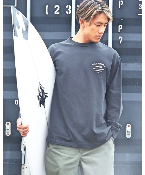 BILLABONG（ビラボン）の「BILLABONG メンズ PEAK ロンＴ 【2023年秋冬モデル】/ビラボンブランドロゴグラフィック長袖ロンT（Tシャツ/カットソー・メンズ・ホワイト/ブラック/モカ/ブルー系その他/ネイビー・MEDIUM/LARGE/X-LARGE）」の7枚目の写真