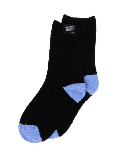 MILKFED.(ミルクフェド)の「FULFFY SOCKS(ソックス/靴下・レディース・グリーン/ブラック/ブラウン・ONE SIZE)」の2枚目の写真