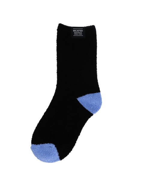 MILKFED.(ミルクフェド)の「FULFFY SOCKS(ソックス/靴下・レディース・グリーン/ブラック/ブラウン・ONE SIZE)」の5枚目の写真