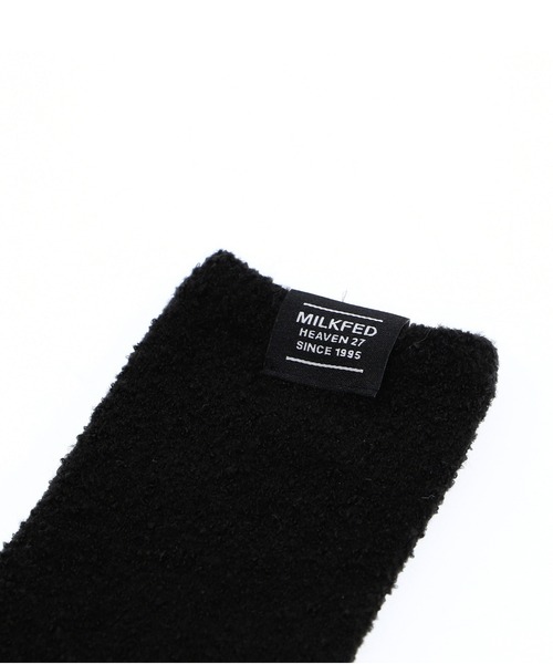 MILKFED.(ミルクフェド)の「FULFFY SOCKS(ソックス/靴下・レディース・グリーン/ブラック/ブラウン・ONE SIZE)」の7枚目の写真
