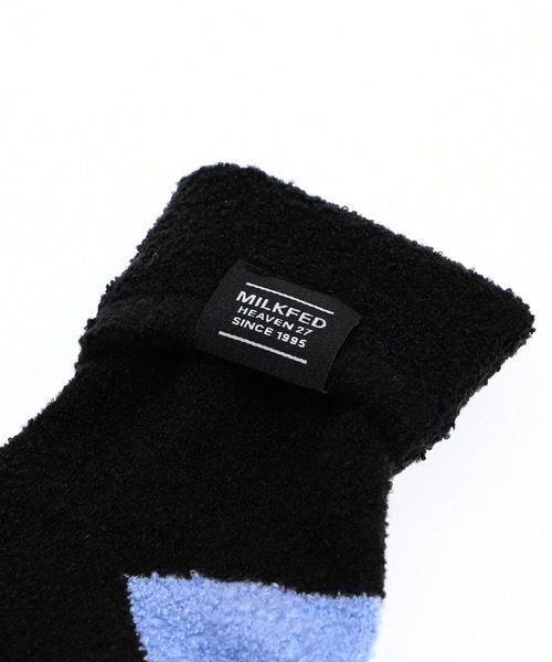 MILKFED.(ミルクフェド)の「FULFFY SOCKS(ソックス/靴下・レディース・グリーン/ブラック/ブラウン・ONE SIZE)」の9枚目の写真