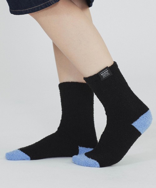 MILKFED.(ミルクフェド)の「FULFFY SOCKS(ソックス/靴下・レディース・グリーン/ブラック/ブラウン・ONE SIZE)」の13枚目の写真