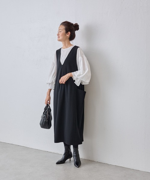 BEARDSLEY] LIVETART》コクーンジャンパースカート 0サイズ SALE／50%OFF】BEARDSLEY 【オケージョンにも】《LIVETART》コクーン