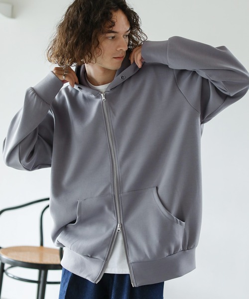 ヘビーウェイトダンボールポンチジップパーカー