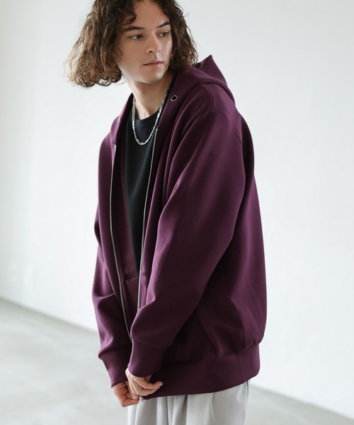 ヘビーウェイトダンボールポンチジップパーカー