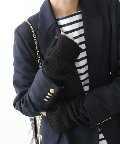 SLOBE IENA(スローブイエナ)の「【WILLIAM BRUNTON/ウィリアム ブラントン】カシミアRIB LONG WARMER ...