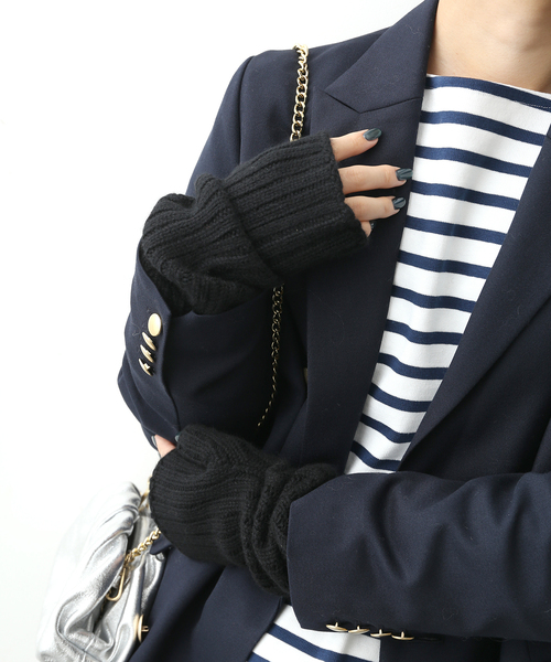 SLOBE IENA(スローブイエナ)の「【WILLIAM BRUNTON/ウィリアム ブラントン】カシミアRIB LONG WARMER ...
