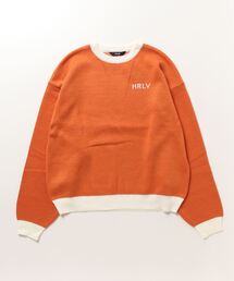 Hurley  | Hurley/ハーレー クルーネックセーター リンガー風 アクリルニット WSW2322016(ニット/セーター)