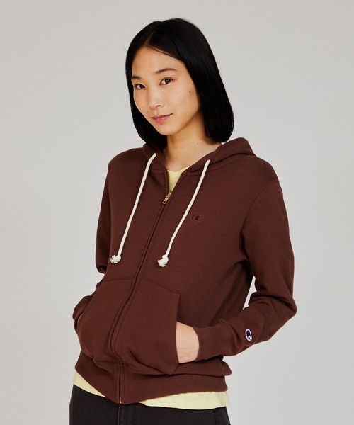 パーカー 「Champion/チャンピオン」レディース ベーシック ジップフーデッドスウェットシャツ レディース セール】【Champion/チャンピオン】レディース ベーシック