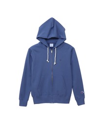 【Champion/チャンピオン】レディース ベーシック ジップフーデッドスウェットシャツ