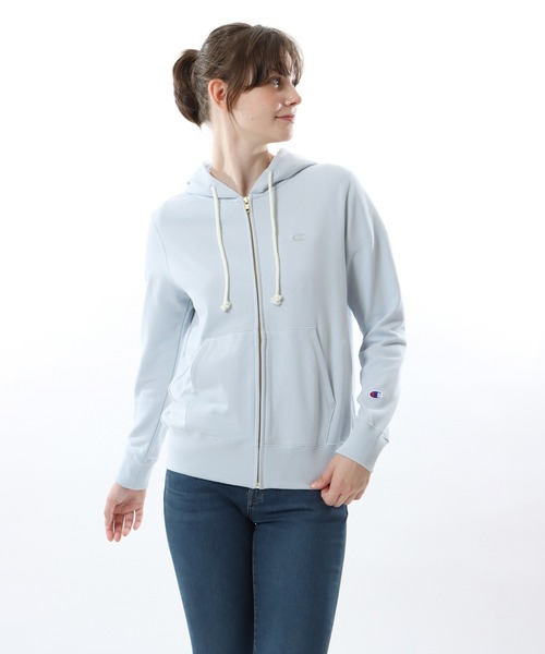 パーカー 「Champion/チャンピオン」レディース ベーシック ジップフーデッドスウェットシャツ レディース セール】【Champion/チャンピオン】レディース ベーシック
