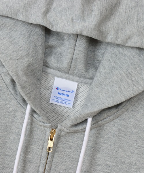 Champion(チャンピオン)の「【Champion/チャンピオン】レディース ベーシック ジップフーデッドスウェットシャツ(パーカー・レディース・グレー/ブラック/ブルー系その他2/オフホワイト/サーモンピンク/ネイビー/ナチュラル/その他4/ブラウン系その他/ブルー系その他/ブラウン系/イエロー系その他・LARGE/MEDIUM/SMALL/X-LARGE)」の17枚目の写真
