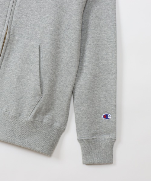 Champion(チャンピオン)の「【Champion/チャンピオン】レディース ベーシック ジップフーデッドスウェットシャツ(パーカー・レディース・グレー/ブラック/ブルー系その他2/オフホワイト/サーモンピンク/ネイビー/ナチュラル/その他4/ブラウン系その他/ブルー系その他/ブラウン系/イエロー系その他・LARGE/MEDIUM/SMALL/X-LARGE)」の18枚目の写真
