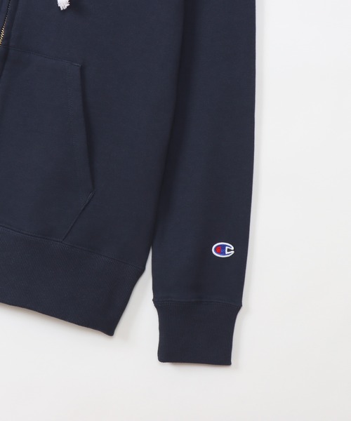 Champion(チャンピオン)の「【Champion/チャンピオン】レディース ベーシック ジップフーデッドスウェットシャツ(パーカー・レディース・グレー/ブラック/ブルー系その他2/オフホワイト/サーモンピンク/ネイビー/ナチュラル/その他4/ブラウン系その他/ブルー系その他/ブラウン系/イエロー系その他・LARGE/MEDIUM/SMALL/X-LARGE)」の14枚目の写真