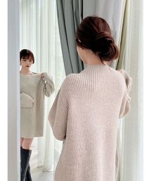 ルーズミニニットワンピース