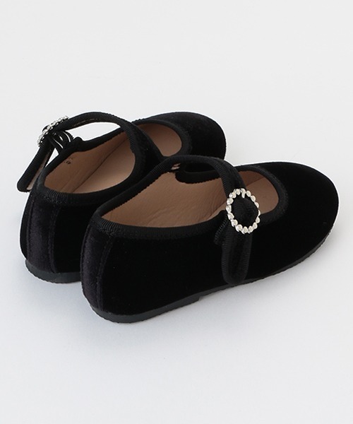 petit main(プティマイン)の「バレエフラットシューズ(スニーカー・キッズ・ブラック/ライトピンク・15cm/18cm/16cm/19cm/17cm/14cm)」の4枚目の写真