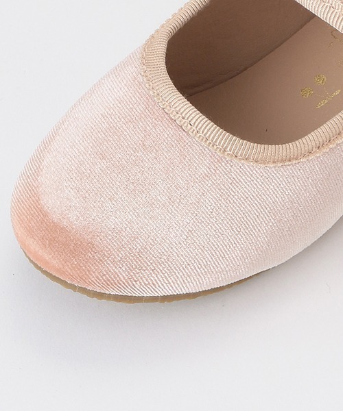 petit main(プティマイン)の「バレエフラットシューズ(スニーカー・キッズ・ブラック/ライトピンク・15cm/18cm/16cm/19cm/17cm/14cm)」の6枚目の写真