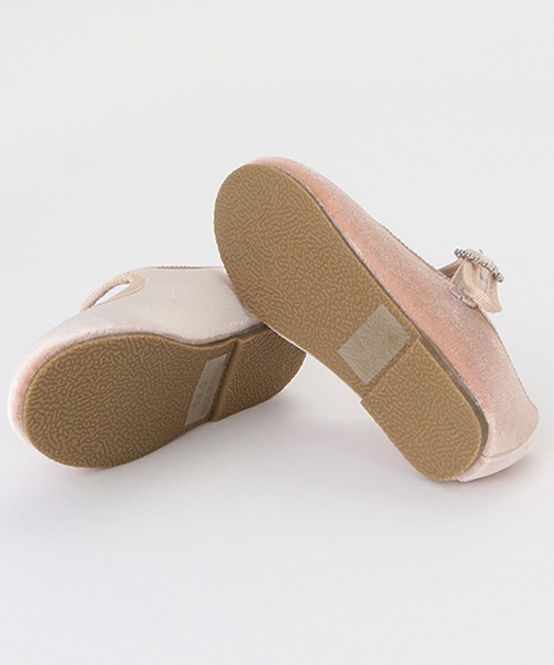 petit main(プティマイン)の「バレエフラットシューズ(スニーカー・キッズ・ブラック/ライトピンク・15cm/18cm/16cm/19cm/17cm/14cm)」の10枚目の写真