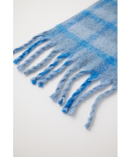 MOUSSY（マウジー）の「MOHAIR LIKE LONG スカーフ（マフラー・レディース・アイボリー/オレンジ/ブルー系その他/ライトイエロー・FREE）」の10枚目の写真