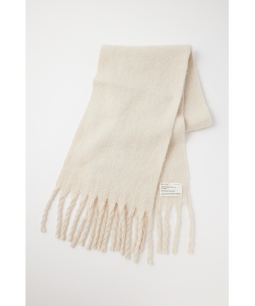 MOUSSY（マウジー）の「MOHAIR LIKE LONG スカーフ（マフラー・レディース・アイボリー/オレンジ/ブルー系その他/ライトイエロー・FREE）」の14枚目の写真