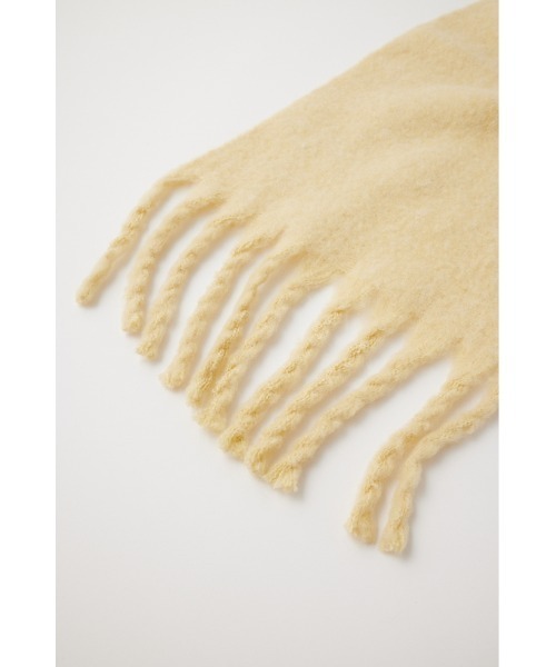 MOUSSY（マウジー）の「MOHAIR LIKE LONG スカーフ（マフラー・レディース・アイボリー/オレンジ/ブルー系その他/ライトイエロー・FREE）」の19枚目の写真