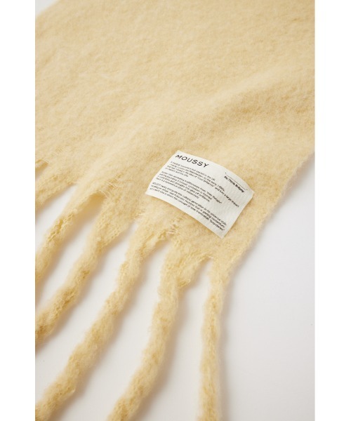 MOUSSY（マウジー）の「MOHAIR LIKE LONG スカーフ（マフラー・レディース・アイボリー/オレンジ/ブルー系その他/ライトイエロー・FREE）」の21枚目の写真