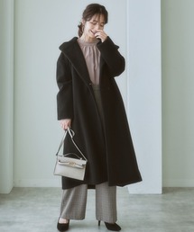 バックタックフーデットコート