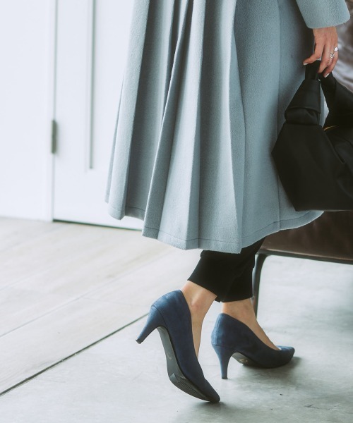 nissen（ニッセン）の「バックタックフーデットコート（その他アウター・レディース・サックスブルー/ベージュ/ブラック・M/LL/L/S）」の16枚目の写真