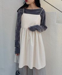 Kastane | ジャガードミニキャミワンピース(ワンピース)