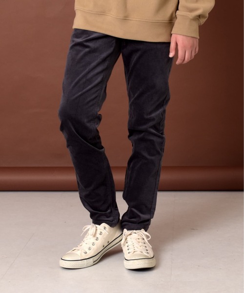 GLAZOS（グラソス）の「【大人向けサイズあり】別珍・スリムパンツ（その他パンツ・キッズ・ネイビー/チャコールグレー・140cm/150cm/160cm/170cm）」の2枚目の写真