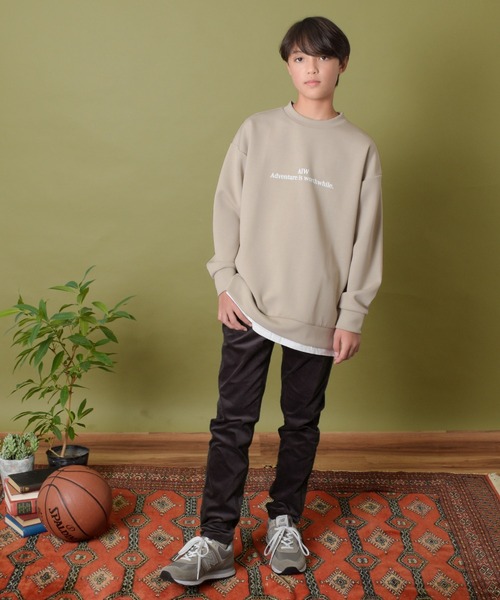 GLAZOS（グラソス）の「【大人向けサイズあり】別珍・スリムパンツ（その他パンツ・キッズ・ネイビー/チャコールグレー・140cm/150cm/160cm/170cm）」の14枚目の写真