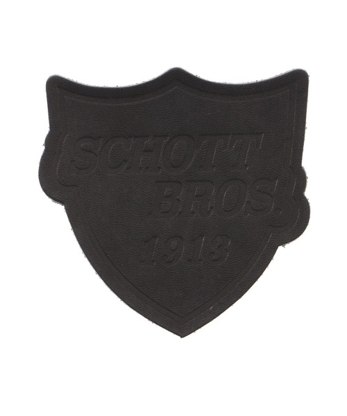 schott（ショット）の「Schott/ショット/LEATHER PATCH ”Schott Bros”/レザーパッチ "ショットブロス"（その他雑貨・メンズ・ブラック・F）」の3枚目の写真