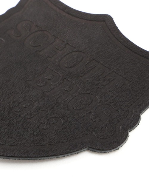 schott（ショット）の「Schott/ショット/LEATHER PATCH ”Schott Bros”/レザーパッチ "ショットブロス"（その他雑貨・メンズ・ブラック・F）」の5枚目の写真