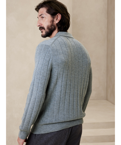 Banana Republic(バナナリパブリック)の「Paulo メリノセーター(ニット/セーター・メンズ・ブラック/ブルー・M/L/XL/S)」の9枚目の写真