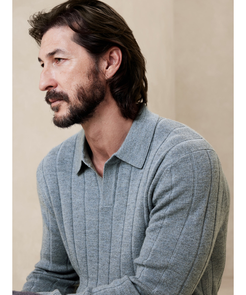 Banana Republic(バナナリパブリック)の「Paulo メリノセーター(ニット/セーター・メンズ・ブラック/ブルー・M/L/XL/S)」の10枚目の写真