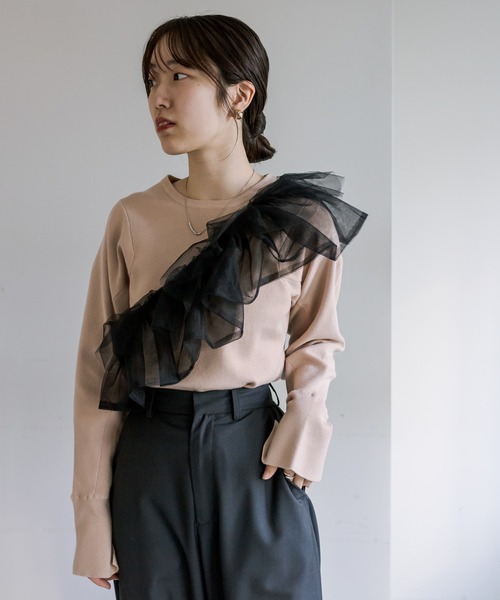 [新品/未使用] SEINSE ブラウン ニット カーディSスリーブ XXL 新品/未使用] SEINSE ブラウン ニット カーディSスリーブ XXL