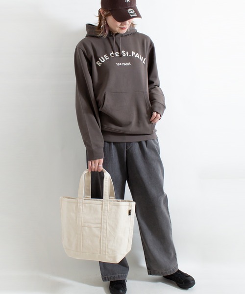 ALL ORDINARIES（オールオーディナリーズ）の「Rue de St.PAUL プルパーカー（パーカー・レディース・チャコールグレー/ネイビー・M/L）」の12枚目の写真