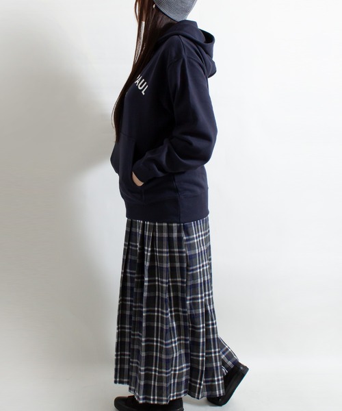 ALL ORDINARIES（オールオーディナリーズ）の「Rue de St.PAUL プルパーカー（パーカー・レディース・チャコールグレー/ネイビー・M/L）」の6枚目の写真