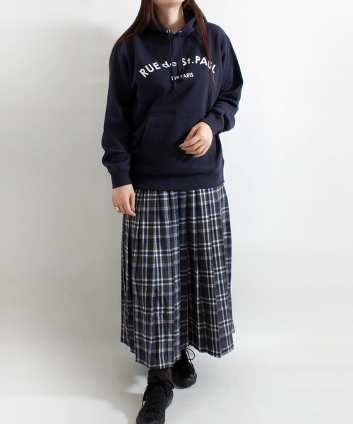 ALL ORDINARIES（オールオーディナリーズ）の「Rue de St.PAUL プルパーカー（パーカー・レディース・チャコールグレー/ネイビー・M/L）」の9枚目の写真