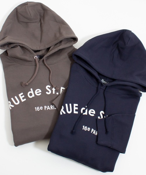 ALL ORDINARIES（オールオーディナリーズ）の「Rue de St.PAUL プルパーカー（パーカー・レディース・チャコールグレー/ネイビー・M/L）」の19枚目の写真