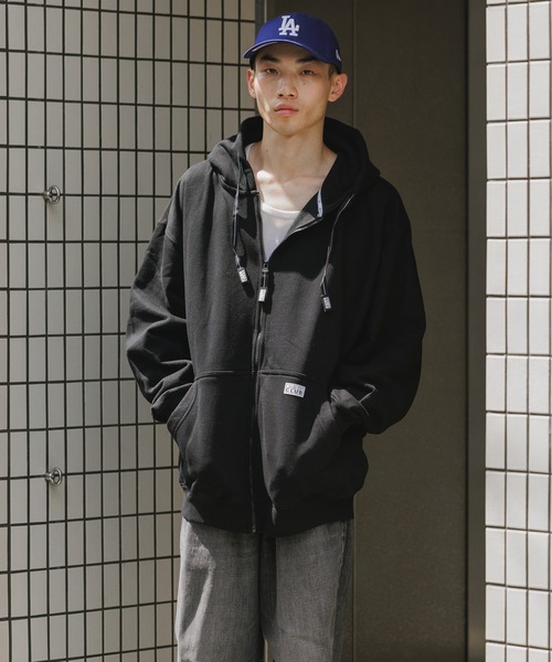 PRO CLUB (プロクラブ)の「Pro Club/プロクラブ Pro Club Heavyweight Full Zip Fleece Hoodie(13OZ) フルジップフーディー ヘビーウェイト(パーカー・メンズ・ヘザーグレー/ブラック/ネイビー/チャコール/ブラウン・XL/L/M/2XL)」の12枚目の写真