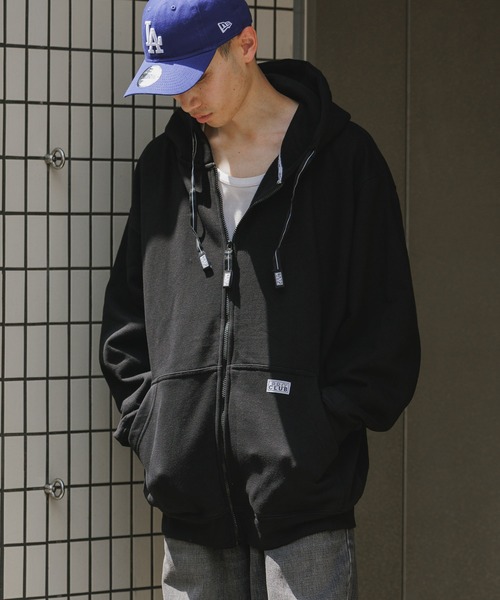 PRO CLUB (プロクラブ)の「Pro Club/プロクラブ Pro Club Heavyweight Full Zip Fleece Hoodie(13OZ) フルジップフーディー ヘビーウェイト(パーカー・メンズ・ヘザーグレー/ブラック/ネイビー/チャコール/ブラウン・XL/L/M/2XL)」の9枚目の写真