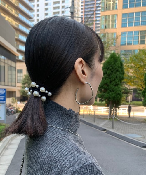 E&C closet…（イーアンドシークローゼット）の「【使用不可！！】ランダムパールヘアゴム（2点セット）（ヘアゴム・レディース・ブラック・FREE）」の18枚目の写真
