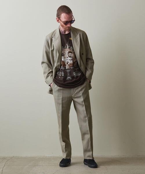 Steven Alan W/LI ノープリーツ トラウザーズ Steven Alan＞ W/LI ノープリーツ トラウザーズ