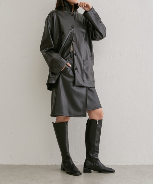 Lui's(ルイス)の「レザーカーコート(カバーオール・レディース・ブラック・FREE)」の15枚目の写真